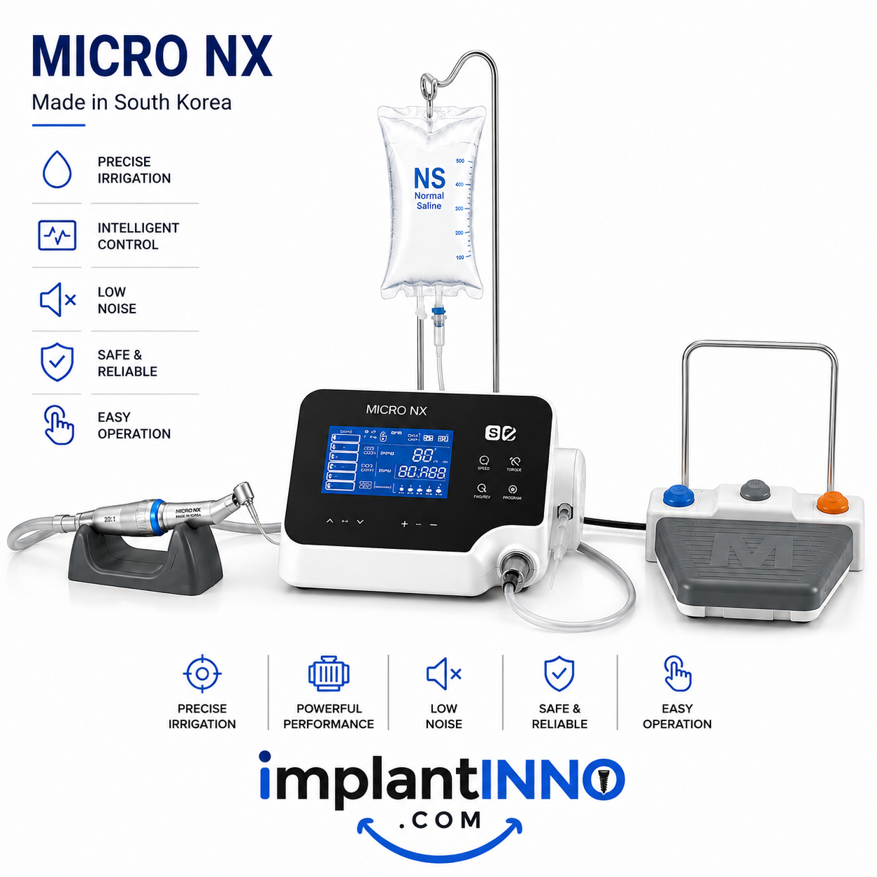 3124b7ce-bcd0-4f29-a178-d3012eef9d00 موتور ایمپلنت میکرو ان ایکس MICRO NX مدل IMPLA NX - Image 1