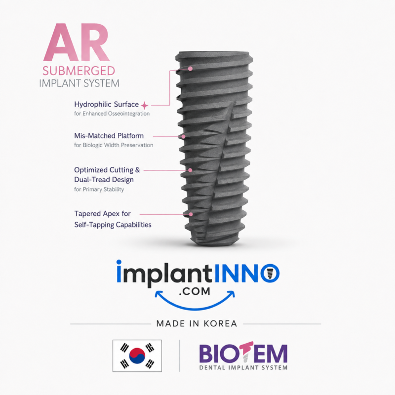 فیکسچر ایمپلنت بایوتم Biotem سیستم AR (پکیج 180 واحد فیکسچر) - Image 3